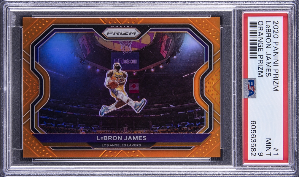 Lot Detail - 2020-21 Panini Prizm Orange Prizm #1 LeBron James