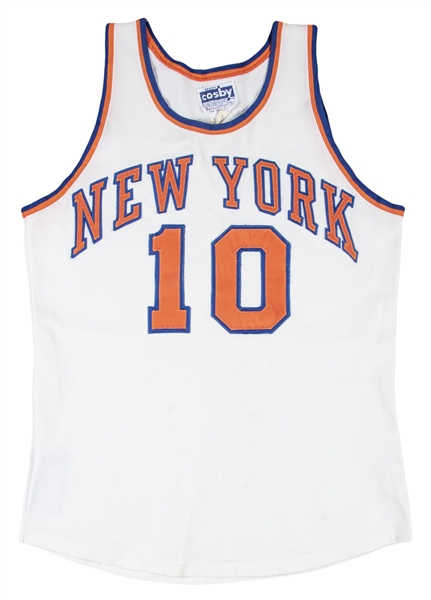 Authentic Walt Frazier New York Knicks 1972-73 Jersey - Shop