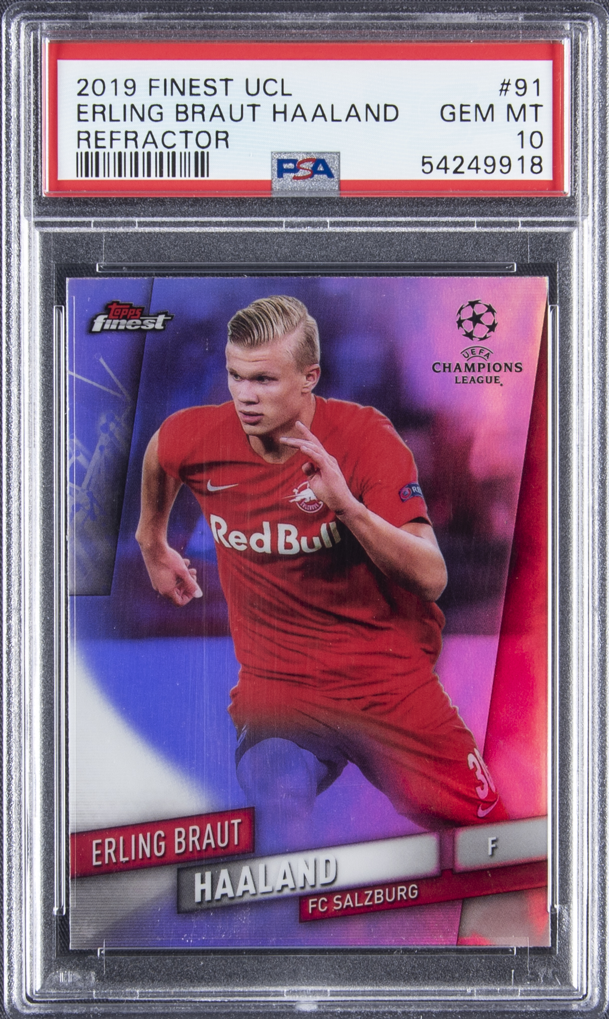 Lot Detail - 2019-20 Topps Finest UEFA Champions League Refractor #91 ...
