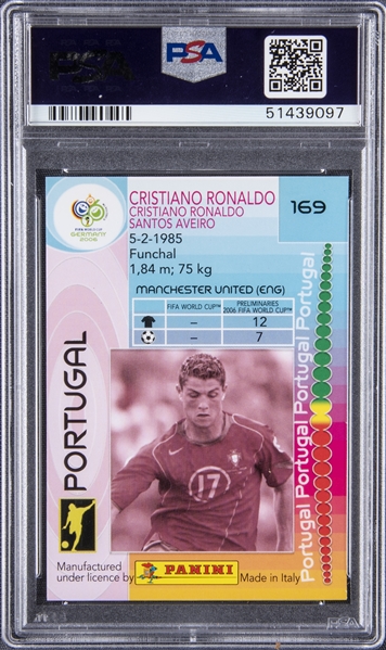 Cristiano Ronaldo 2006 Panini World Cup Germany #169 - 2006 - US