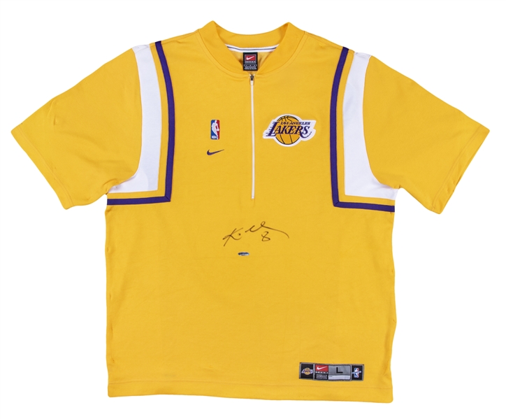 Sold at Auction: Kobe Bryant Signed Career Highlight Stat Jersey