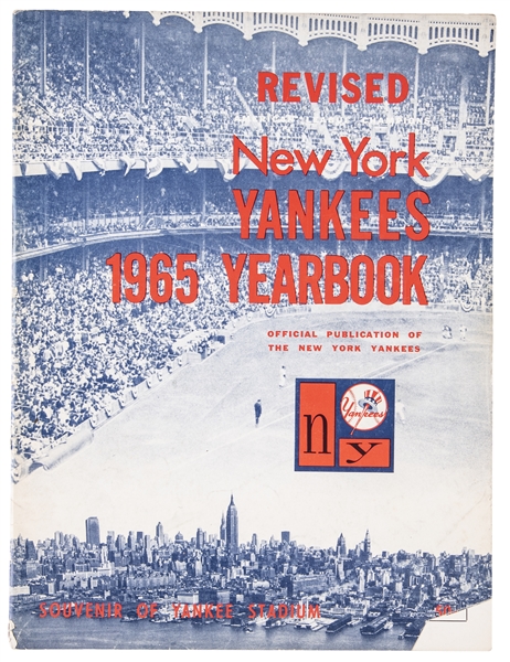 Lot Detail - 1950-80's New York Yankees Year Book & World Series