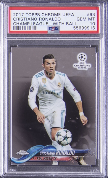 Lot Detail - 2017-18 Topps Chrome UEFA Champions League (with Ball 