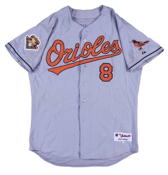Cal Ripken, Jr. Signed Jersey. Exceptional Majestic white home