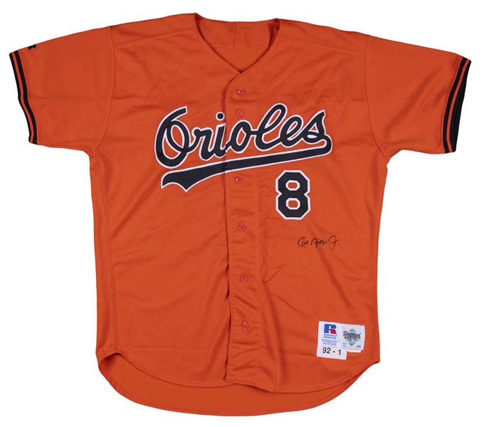 Lot Detail - 1992 Cal Ripken Jr. Baltimore Orioles Game Used & Signed Orange  Alternate Jersey (Ripken LOA)
