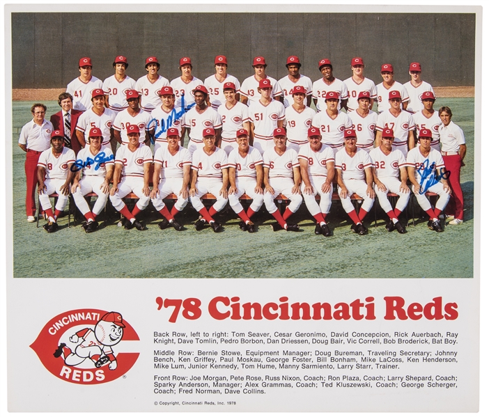 Lot Detail - 1976 Pete Rose Cincinnati Reds Game-Used & Autographed Home  Jersey (JSA) (World Championship Season)