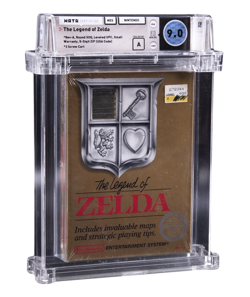 Factory Sealed FIRST Zelda. Predates The Legend of Zelda on NES. VGA Graded  85!