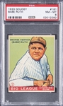 1933 Goudey #181 Babe Ruth – PSA NM-MT 8