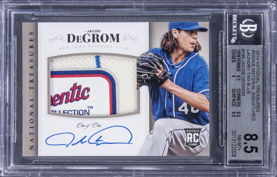 Jacob Degrom Autographed Jersey Card