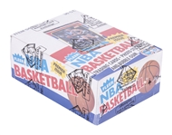 1986-87 Fleer Basketball Sealed Unopened Wax Box (36 Packs) – All-Original, As Issued By Fleer – Including 4 Jordan Stickers! – BBCE Certified