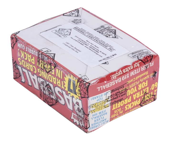 BBCE Wrapped 1981 Fleer Baseball Box 36 Packs 