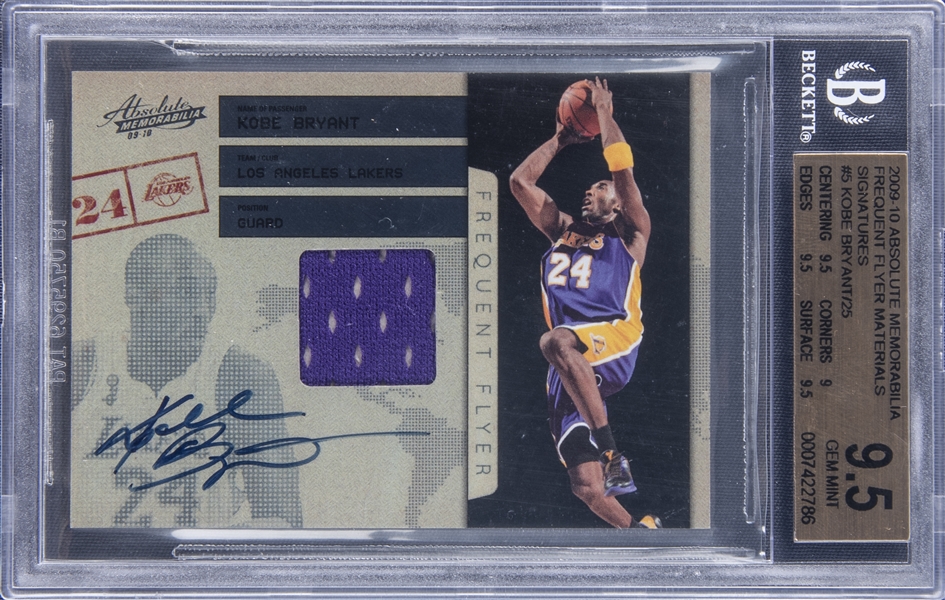 Kobe Bryant Signed Authentic 2009 Finals #24 Los Angeles Lakers