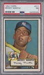 1952 Topps #311 Mickey Mantle Rookie Card – PSA NM 7 - 1st Topps Card!