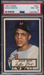 1952 Topps #261 Willie Mays – PSA NM-MT 8 - 1st Topps Card! 