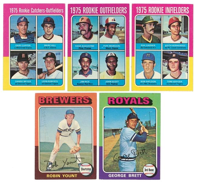 Lot Detail - 1975 Topps Baseball Card Complete Set w. George Brett