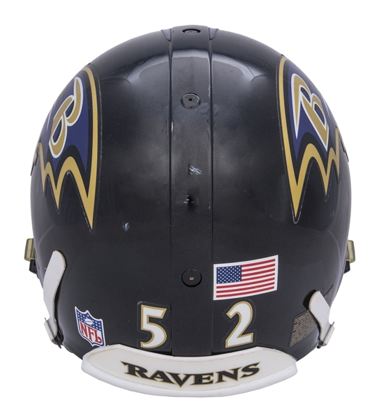 Lot Detail - 2006 Ray Lewis Game Used Baltimore Ravens Helmet (MEARS)