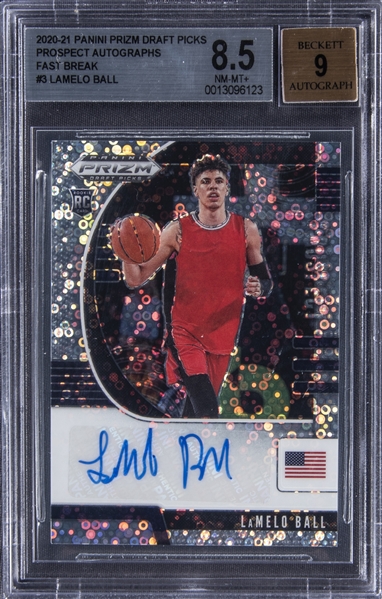 Lamelo Ball Autographed Card With Coa 