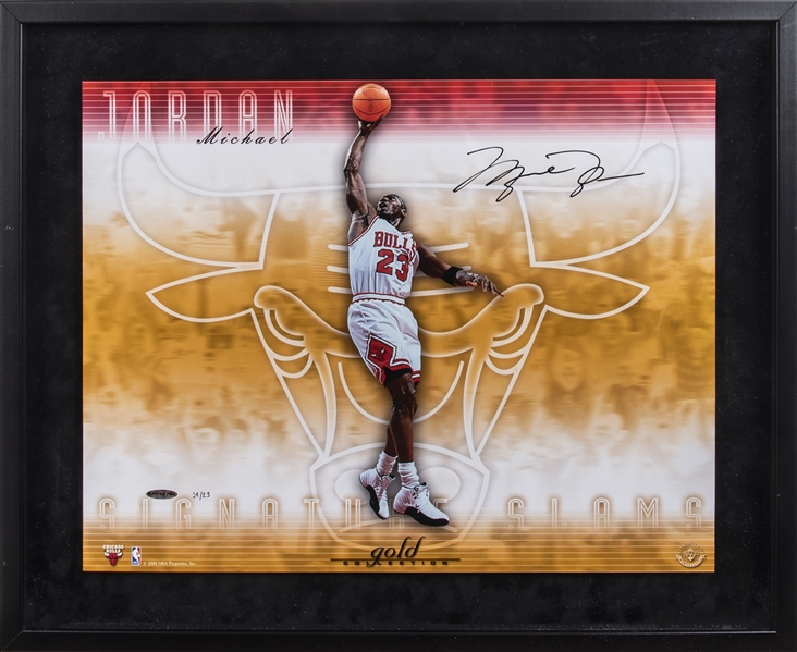 Lot Detail - 2004 Upper Deck Michael Jordan Signature Slams Gold 