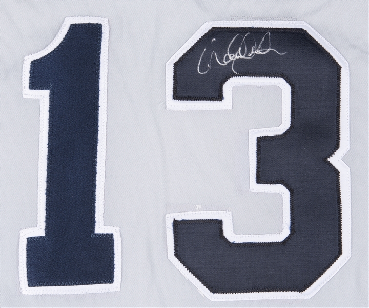 Derek Jeter Columbus Clippers Autographed Pinstripe Jersey #6 Of 15 Made