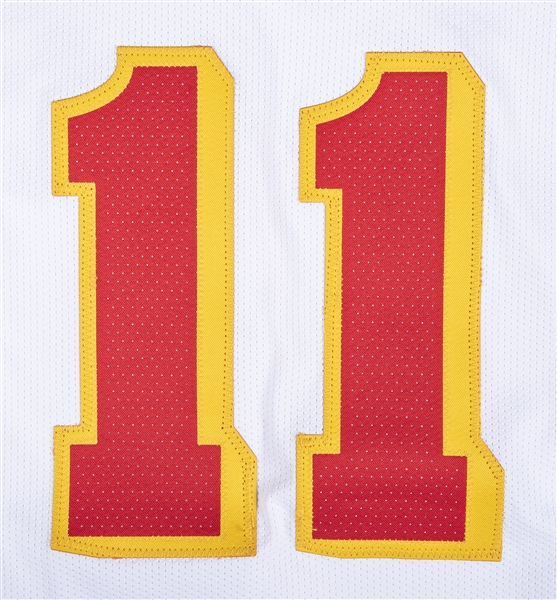 Trae Young Atlanta Hawks Game-Used #11 Red Jersey vs. Cleveland