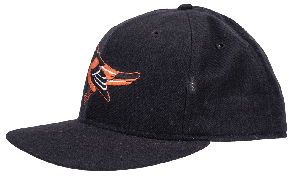 1996 Cal Ripken Jr. Game-Used Baltimore Orioles Hat – Ripken LOA