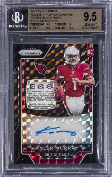 Kyler Murray Autograph Cards Coming from Panini