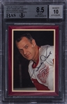 1995/96 Parkhurst "66-67 Howe Mr. Hockey" #MH5 Gordie Howe Signed Card (#008/500) – BAS NM-MT+ 8.5/Beckett 10