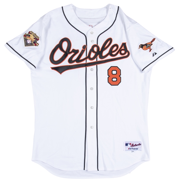 Cal Ripken Baltimore Orioles Home Authentic Jersey - White