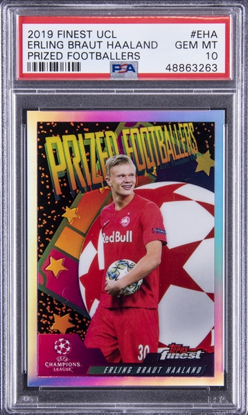 Lot Detail - 2019-20 Topps Finest UCL Prized Footballers #EHA 