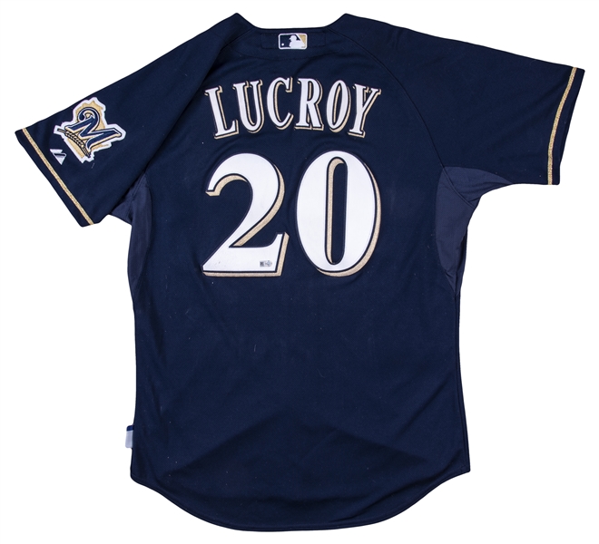 lucroy brewers jersey