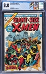 1975 Marvel Comics "Giant-Size X-Men #1 - 1st Appearance of New X-Men, Storm, Nightcrawler, Colossus, & Thunderbird & 2nd Full Appearance of Wolverine - CGC 8.0