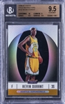 2006-07 Finest Gold Refractor #102 Kevin Durant Rookie Card (#35/50) - BGS GEM MINT 9.5 - Durants Jersey Number!