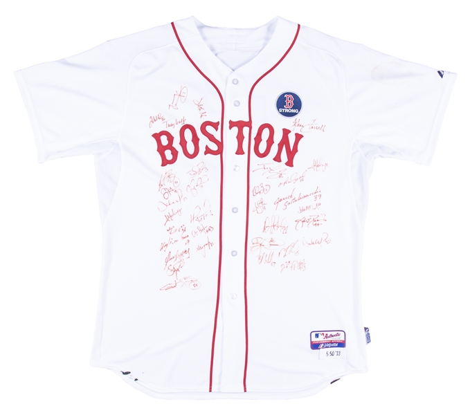 Red Sox Autographed Jerseys, Boston Red Sox Collectible Jersey, Red Sox  Game-Used Jersey