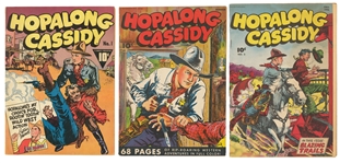 1943-1952 Hopalong Cassidy Comic Book Lot of (12) Including Issue #1