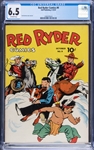 1940-1953 Red Ryder Comic Book Collection of (33) Including Issues #6,7,8,9 and 10 - Issue #9 CGC 6.5