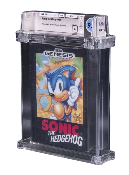 Sonic the Hedgehog 1991 Sega Genesis Complete Rare Game Tested Working Box