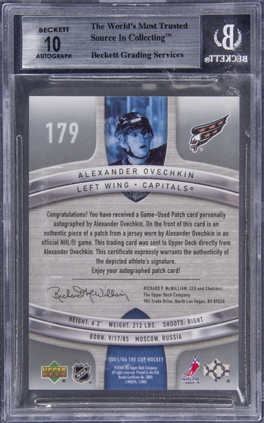 At Auction: 2006 Ohl Alex Ovechkin Rookie