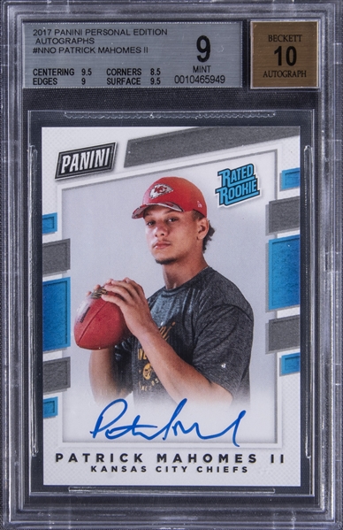 Lot Detail - 2017 Panini Personal Edition Autographs #NNO Patrick