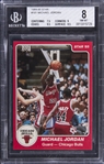 1984/85 Star #101 Michael Jordan Rookie Card - BGS NM-MT 8