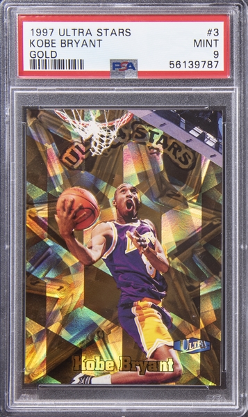 Lot Detail - 1997/98 Fleer Ultra Stars Gold #3 Kobe Bryant - PSA 