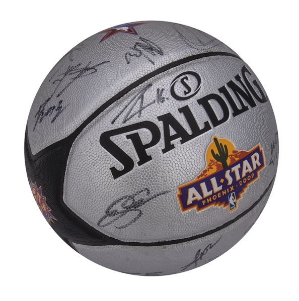 2009 NBA All-Star Team-Signed Silver Phoenix All-Star Game
