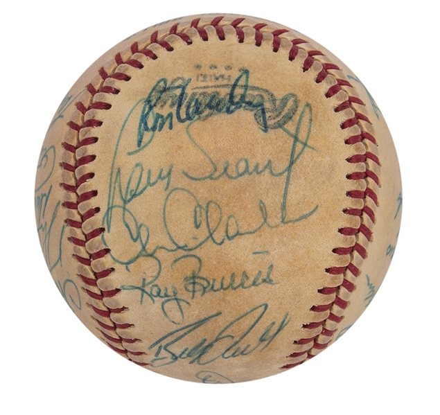 1979 New York Yankees Team Signed Baseball