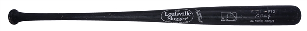 1999 Cal Ripken Game Used Louisville Slugger P72 Model Bat (Ripken LOA & PSA/DNA GU 10)