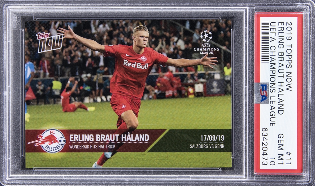 Lot Detail - 2019-20 Topps Now UEFA Champions League #11 Erling 