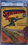 1940 DC Comics Superman #3 - CGC 3.0
