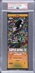 Super Bowl LV Ticket - None Given Out To The Public (PSA MINT 9)