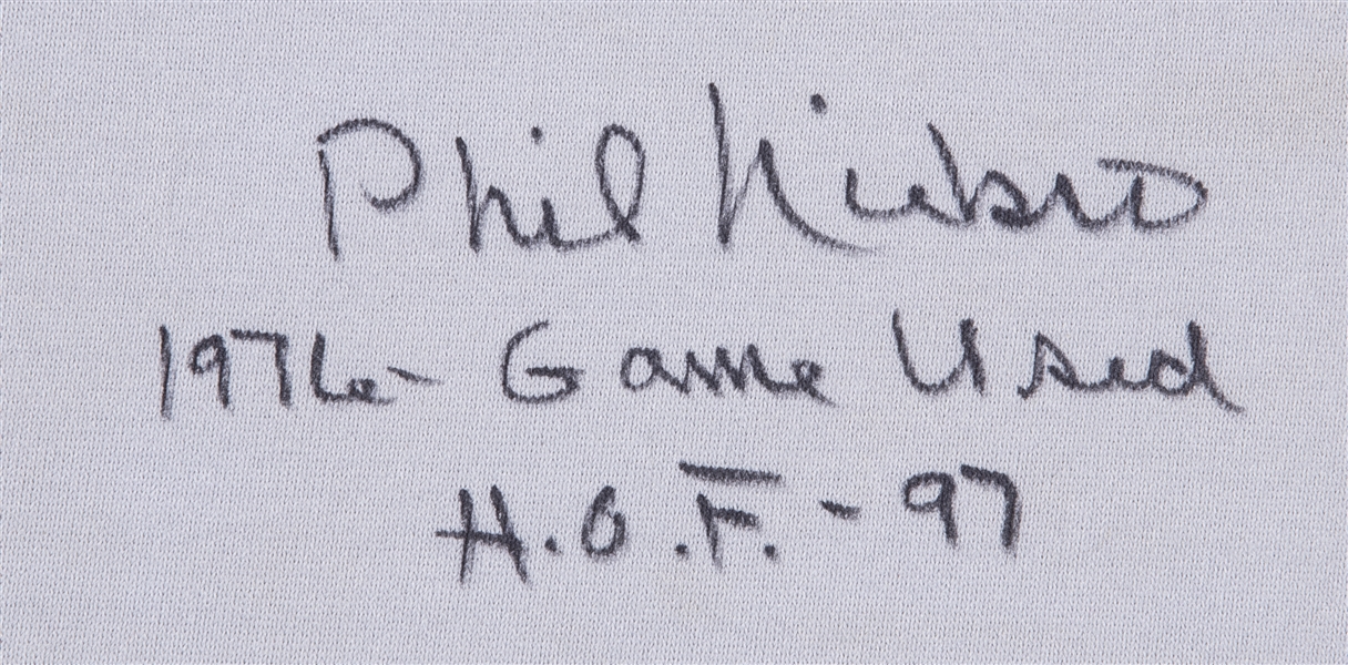 Lot Detail - 1976 Phil Niekro Game Used & Signed Atlanta Braves Road Jersey  (Henderson& Beckett)