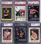 1988-1997 Wrestling Hall of Famers PSA/BGS-Graded Card Collection (6 Different) Including Stone Cold Steve Austin, Cactus Jack, Triple H & More Featuring GEM MT 10 Examples!