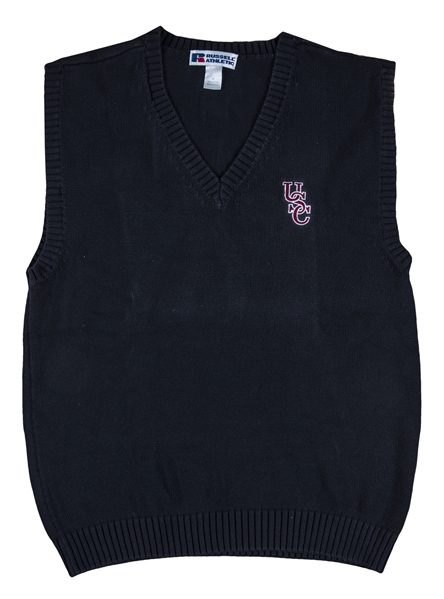 1999-2004 Lou Holtz Game Worn South Carolina Sweater Vest (Holtz LOA)