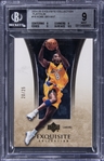 2004-05 UD "Exquisite Collection" #16 Kobe Bryant (#20/25) - BGS MINT 9